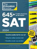 Book Cover for 645+ Practice Questions for the Digital SAT, 2024 by Princeton Review