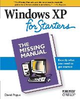 Book Cover for Windows XP for Starters by David Pogue