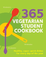 Book Cover for 365 Vegetarian Student Cookbook by Sunil Vijayakar