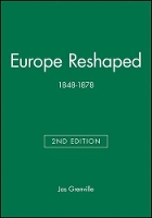 Book Cover for Europe Reshaped by Jas University of Birmingham Grenville