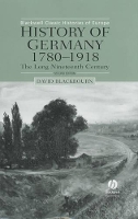 Book Cover for History of Germany 1780-1918 by David Harvard University, USA Blackbourn