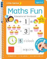 Book Cover for Little Genius Write & Wipe Maths Fun by 