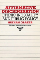 Book Cover for Affirmative Discrimination by Nathan Glazer