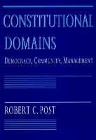 Book Cover for Constitutional Domains by Robert C. Post