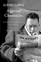Book Cover for Algerian Chronicles by Albert Camus, Alice Kaplan
