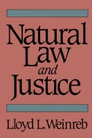 Book Cover for Natural Law and Justice by Lloyd L Weinreb