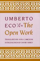 Book Cover for The Open Work by Umberto Eco, David Robey