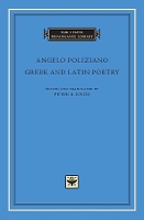 Book Cover for Greek and Latin Poetry by Angelo Poliziano