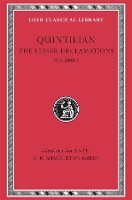 Book Cover for The Lesser Declamations, Volume I by Quintilian