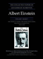 Book Cover for The Collected Papers of Albert Einstein, Volume 7 by Albert Einstein