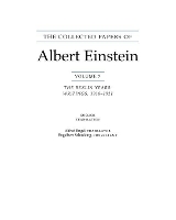 Book Cover for The Collected Papers of Albert Einstein, Volume 7 (English) by Albert Einstein