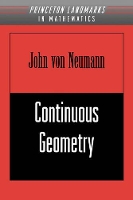 Book Cover for Continuous Geometry by John von Neumann, Israel Halperin