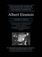 Book Cover for The Collected Papers of Albert Einstein, Volume 10 by Albert Einstein