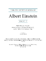 Book Cover for The Collected Papers of Albert Einstein, Volume 17 (Translation Supplement) by Albert Einstein