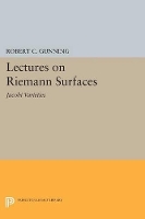 Book Cover for Lectures on Riemann Surfaces by Robert C Gunning