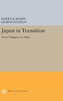 Book Cover for Japan in Transition by Marius B. Jansen