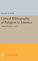 Book Cover for Critical Bibliography of Religion in America, Volume IV, parts 1 and 2 by Nelson Rollin Burr