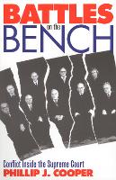 Book Cover for Battles on the Bench by Phillip J. Cooper