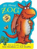 Book Cover for All About Zog - A Zog Shaped Board Book by Julia Donaldson