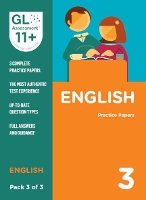 Book Cover for 11+ Practice Papers English Pack 3 (Multiple Choice) by GL Assessment