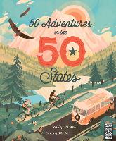 Book Cover for 50 Adventures in the 50 States by Kate Siber