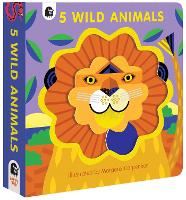 Book Cover for 5 Wild Animals by Happy Yak