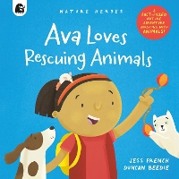 Book Cover for Ava Loves Rescuing Animals by Jess French