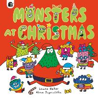 Book Cover for Monsters at Christmas by Laura Baker