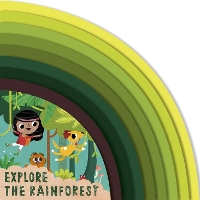 Book Cover for Explore the Rainforest by Carly Madden