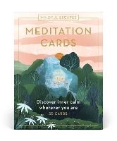 Book Cover for Mindful Escapes Meditation Cards by Alison Davies