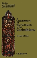 Book Cover for First Epistle to the Corinthians by C. K. Barrett