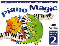 Book Cover for Piano Magic Tutor Book 2 by Jane Sebba