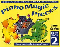 Book Cover for Piano Magic Pieces Book 2 by Jane Sebba
