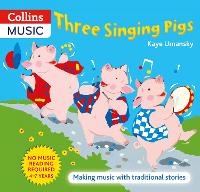 Book Cover for Three Singing Pigs by Kaye Umansky
