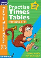 Book Cover for Practise Times Tables for ages 7-9 by Andrew Brodie