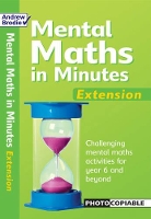 Book Cover for Mental Maths in Minutes Extension by Andrew Brodie