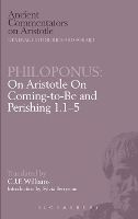 Book Cover for Coming to be by John Philoponus