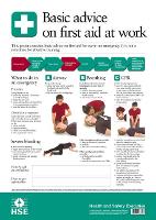 Book Cover for Basic advice on first aid at work poster (A3) by Great Britain: Health and Safety Executive