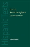 Book Cover for Lorca's Romancero Gitano by Herbert Ramsden