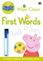 Book Cover for Peppa Pig: Practise with Peppa: Wipe-Clean First Words by Peppa Pig