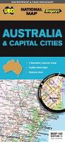 Book Cover for Australia & Cities Map 180 11th ed (waterproof) by UBD Gregory's