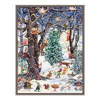 Book Cover for Advent Forest Large Embellished Notecards by Galison