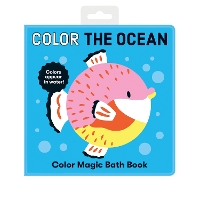 Book Cover for Color the Ocean Color Magic Bath Book by Mudpuppy