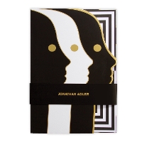 Book Cover for Jonathan Adler Atlas A5 Die-cut Notebook by Galison, Jonathan Adler