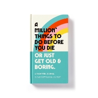 Book Cover for A Million Things to Do Before You Die Prompted Journal by Brass Monkey