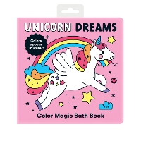 Book Cover for Unicorn Dreams Color Magic Bath Book by Mudpuppy