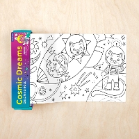 Book Cover for Cosmic Dreams Mini Coloring Roll by Mudpuppy