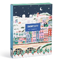 Book Cover for Snowy City 11x14 Paint by Number Kit by Galison