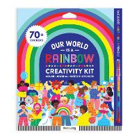 Book Cover for Our World is a Rainbow Creativity Kit by Mudpuppy