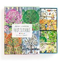 Book Cover for Michael Storrings Four Seasons Playing Card Set by Galison